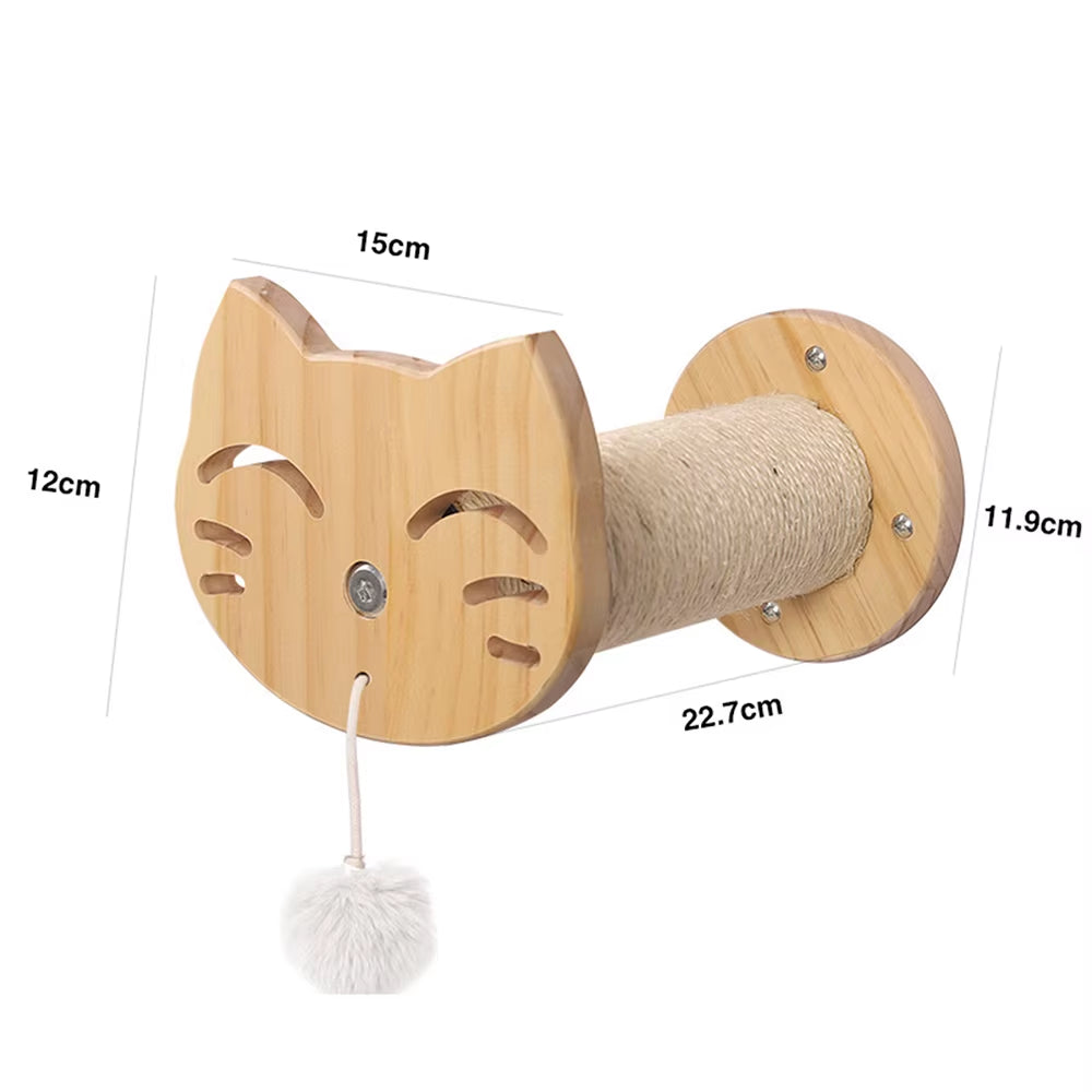 Cat Hammock Wall Mounted Wooden Furniture Scratcher Kitty Beds Perches Stable Cats Wall Shelves for Sleeping Playing Climbing